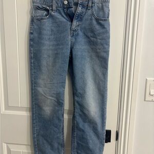 Old Navy Light Blue, High Rise Straight Jeans for Girls